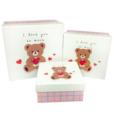 Набор коробок, 3шт, 