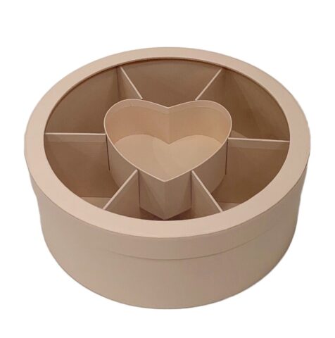 Коробка подарочная, 30*11 см, пудровый