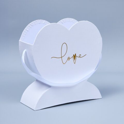 Коробка подарочная Сердце, 22,5*9*23,4cm, белый