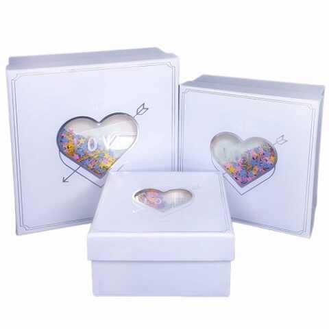 Набор коробок 3D, 3шт, 