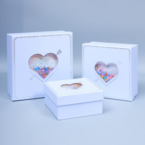 Набор коробок 3D, 3шт, 