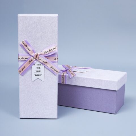 Коробка подарочная, 24*9*9см, сиреневый