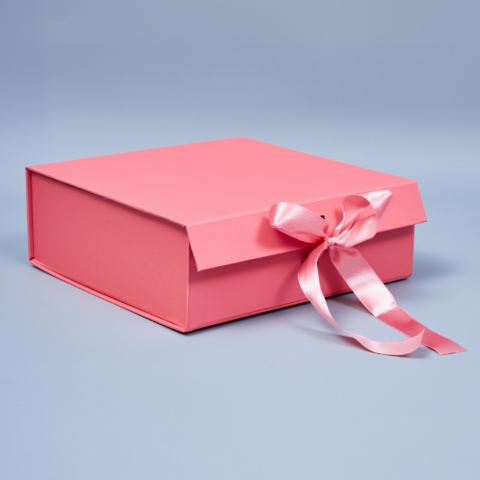 Коробка-трансформер, 25,2*25,1*9H см, розовый