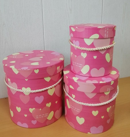 Набор коробок с ручкой 