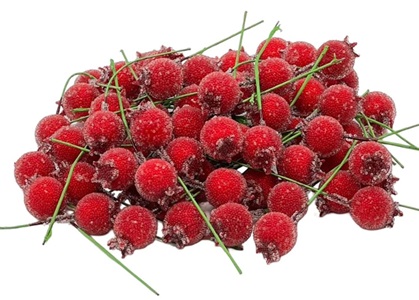 Гранат засахаренный на вставке 100шт, 15мм