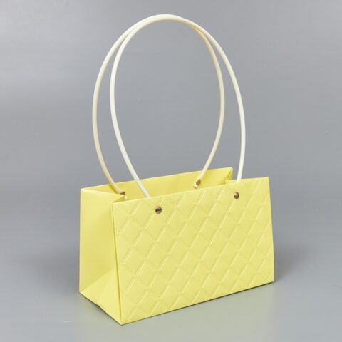 Картонный пакет с ручками 