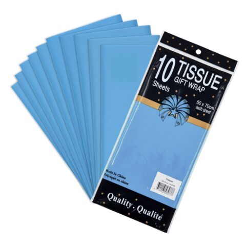 Тишью, 50*70см/10л, голубой