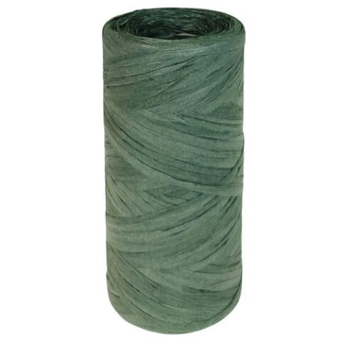 Рафия бумажная 1,5см x 200м, хаки