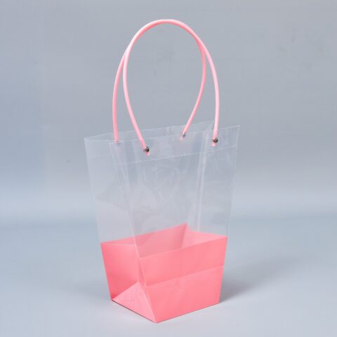 Сумка пластиковая, 24х12х26CM, розовый