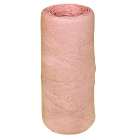 Рафия бумажная 1,5см x 200м, пудровый