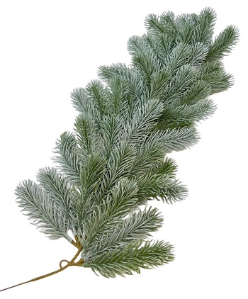 Ветка елки заснеженная, 60см