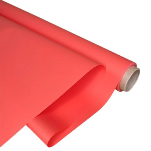 Матовая пленка Премиум 65 мкм, 60см*10м, алый