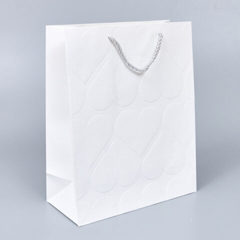 Пакет подарочный с тиснением 