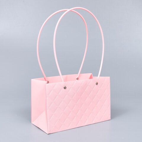 Картонный пакет с ручками 