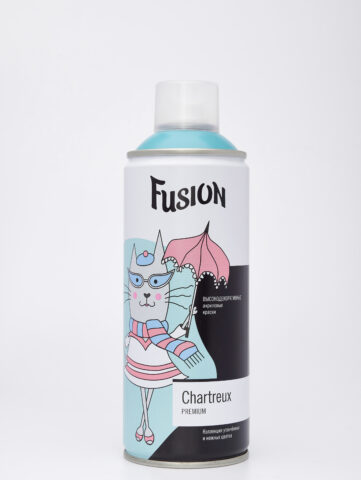 Краска-спрей акриловая Fusion 520 мл, матовая, сине-зеленый