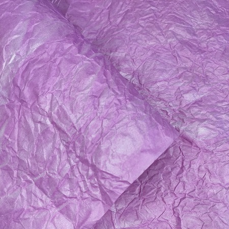 Бумага Жатая 70см*5м с серебром пурпурный