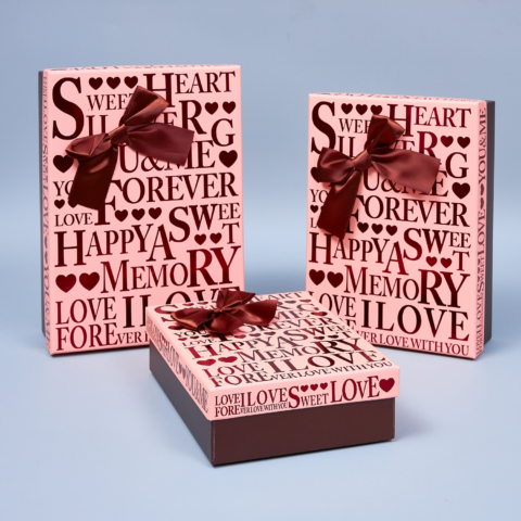 Набор коробок металлик 