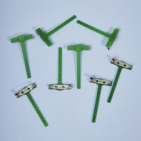 Гала-клип зелен (1пачка-100шт)