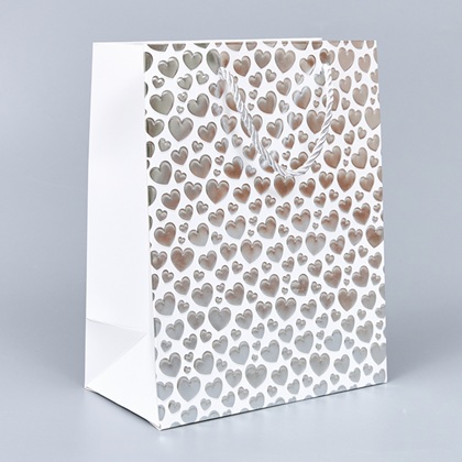 Пакет подарочный металлик 