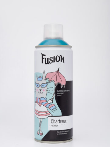 Краска-спрей акриловая Fusion 520 мл, матовая, морская волна