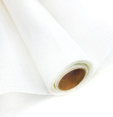 Лен 50см*5ярд, белый