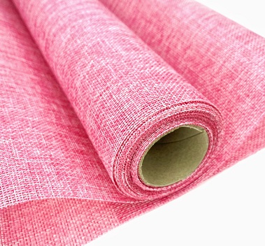 Лен 50см*5ярд, малина