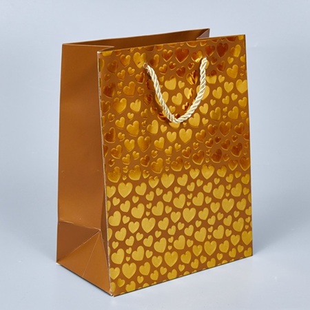 Пакет подарочный металлик 