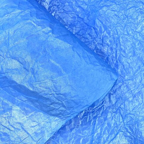 Бумага Жатая 70см*5м с серебром синий