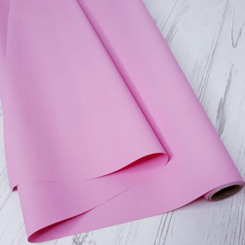 Матовая бумага 50см*10м 65мкр. Сиренево-розовый