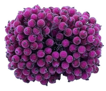 Ягоды засахаренные в пучке 400шт, 12мм, фиолетовый