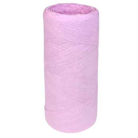 Рафия бумажная 1,5см x 200м, светло-сиреневый