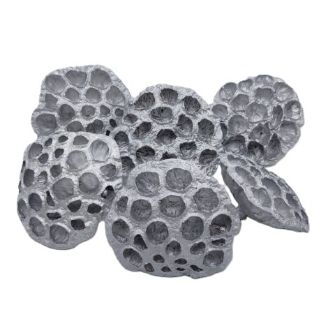 Лотос 10 шт/уп, серебряный