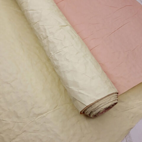 Бумага Эколюкс двухцветная персиковый/желтый пастель 70см* 5ярдов