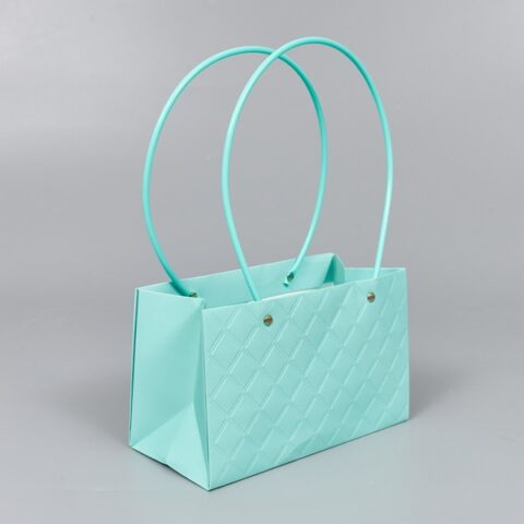 Картонный пакет с ручками 