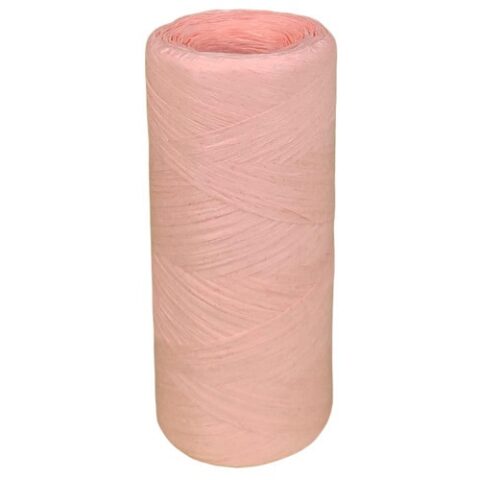 Рафия бумажная 1,5см x 200м, персиковый