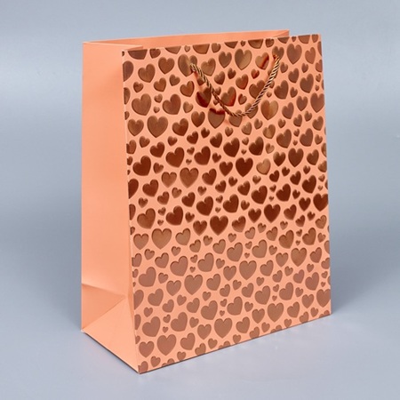 Пакет подарочный металлик 