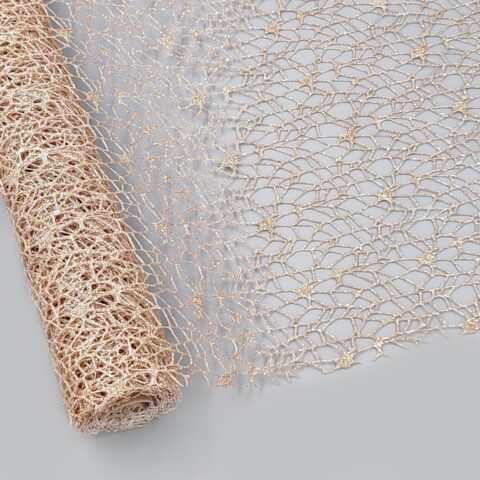 Сетка Крошет перламутр, 50см*5ярд, бронза