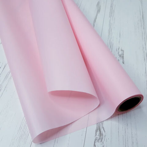 Пленка матовая 60см*10м, розовый