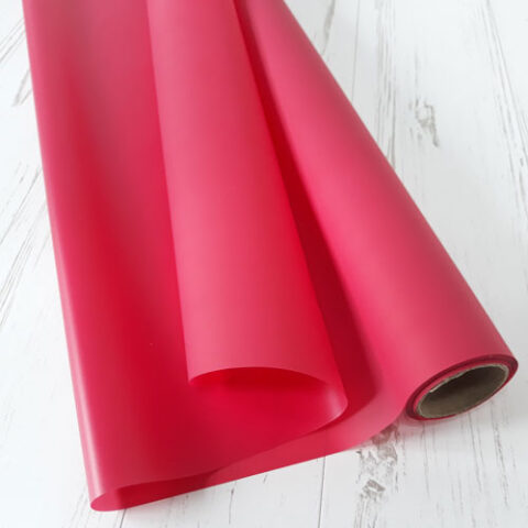 Пленка матовая 60см*10м, красный