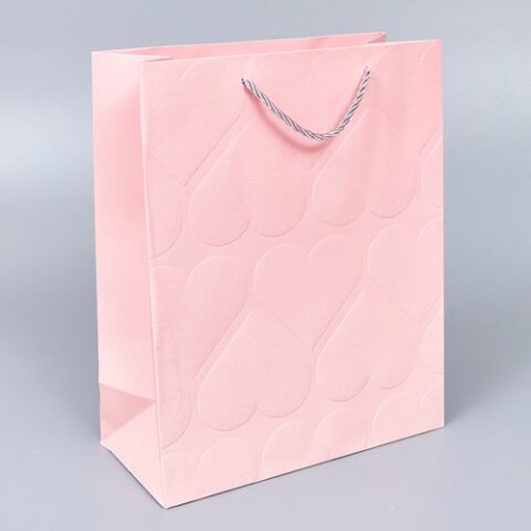 Пакет подарочный с тиснением 