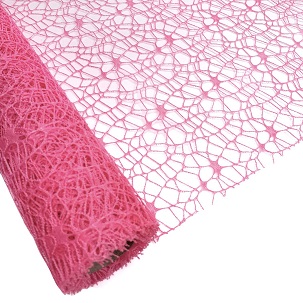 Сетка Крошет 50см*5ярд розовый