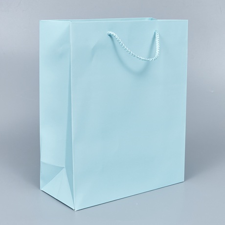 Подарочный пакет, 32*26*12см, голубой