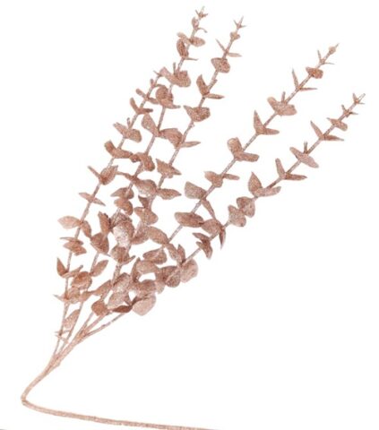Ветка 85см. 5 стеблей, глиттер бронза