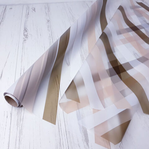 Пленка матовая 60см*10м Радуга белый