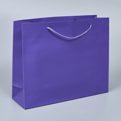 Подарочный пакет, 32*26*10см, фиолетовый
