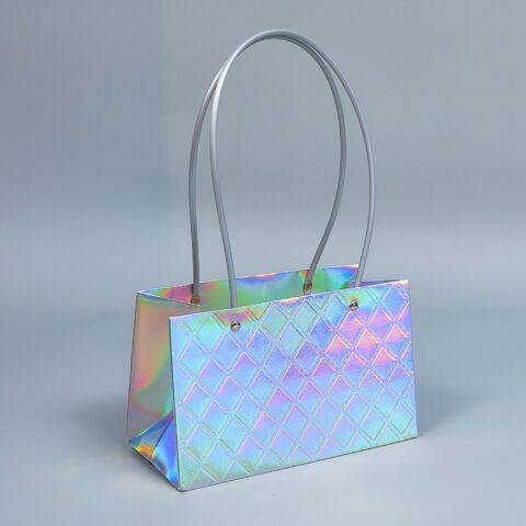 Картонный пакет с ручками 