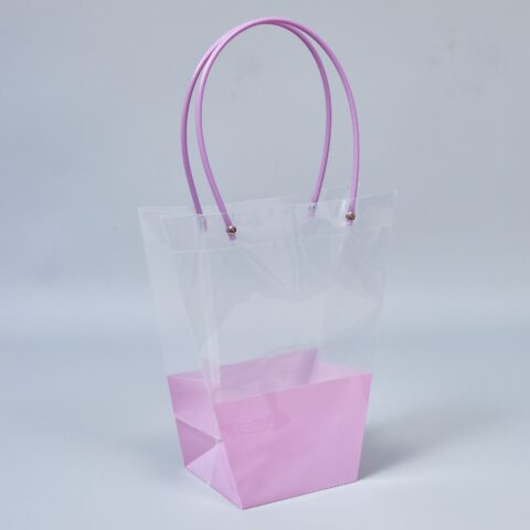 Сумка пластиковая, 24х12х26CM, сиреневый