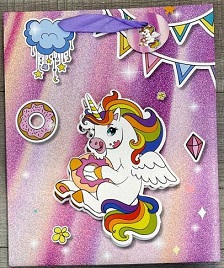 Пакет подарочный 3D 