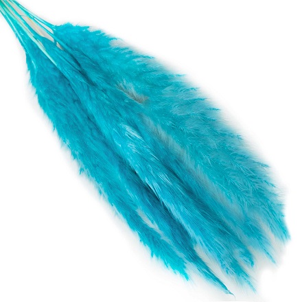 Камыш 70-73см, 8 шт/упак, бирюзовый