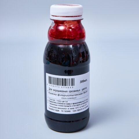 Краска флористическая №34 (Коричневый), 0,300л